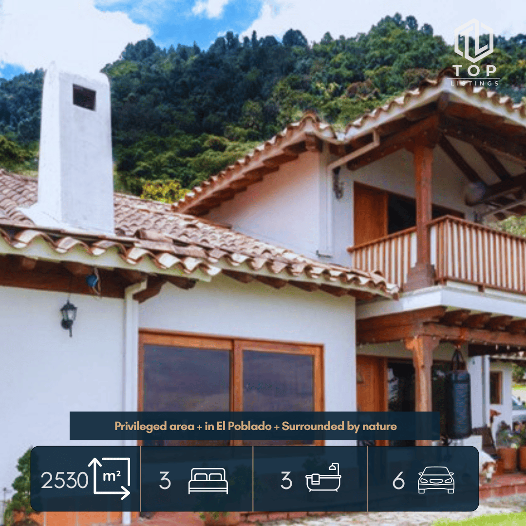 Amazing country house located in (El Poblado) - Alto de las Palmas